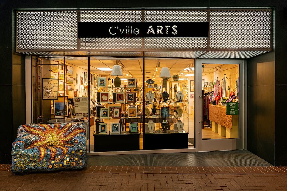 C'ville Arts storefront.