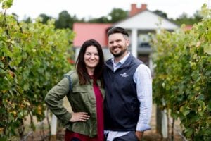 Justin & Audrey Rose are owners of Rosemont Vineyard