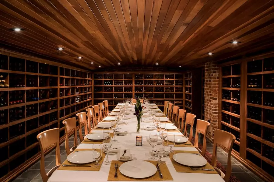 The Wine Cellar dining room at The Clifton