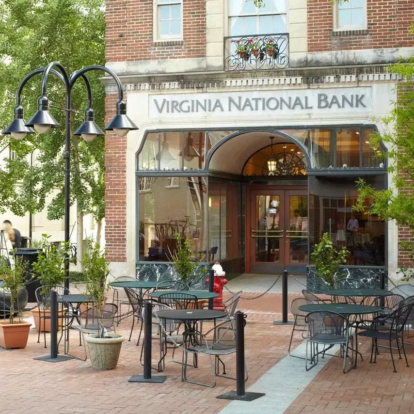 The front of Virginia National Bank