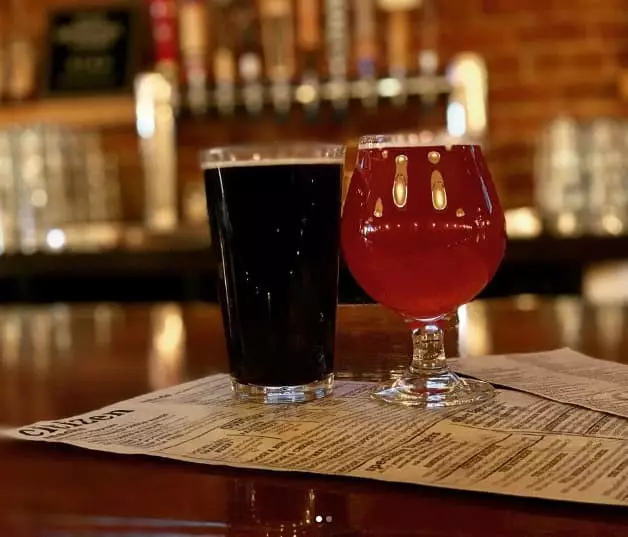 Citizen Burger Bar offers a wide selection of craft beers to choose from.