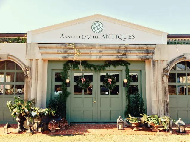 Storefront of Annette LaVelle's Antiques & Interiors