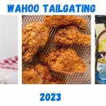 Fried chicken, ham biscuits and Virginia peanuts make a tailgate!