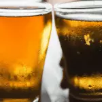 A pair of beer pints