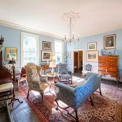 Hollymead House's Blue Room
