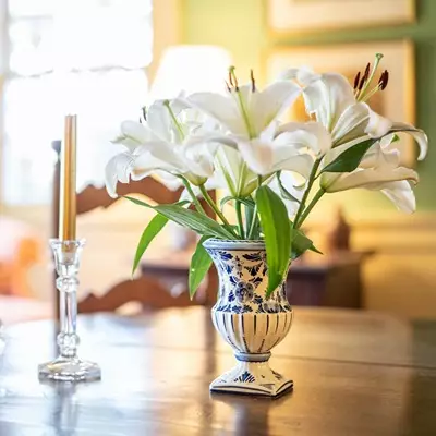 vase with flowers