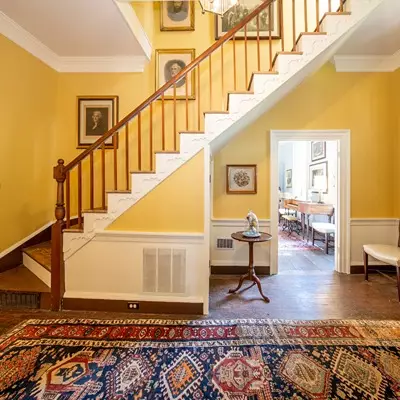 staircase at Hollymead House