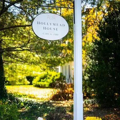 Sign of Hollymead House