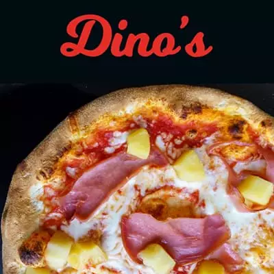 Dino's Pizza is delicious.