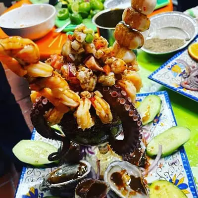 Seafood bounty at Mariscos El Barco