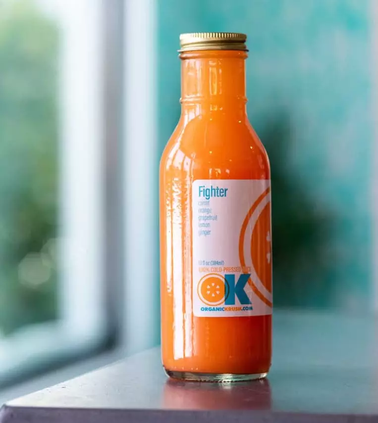 Fighter: a cold-pressed juice from Organic Krush
