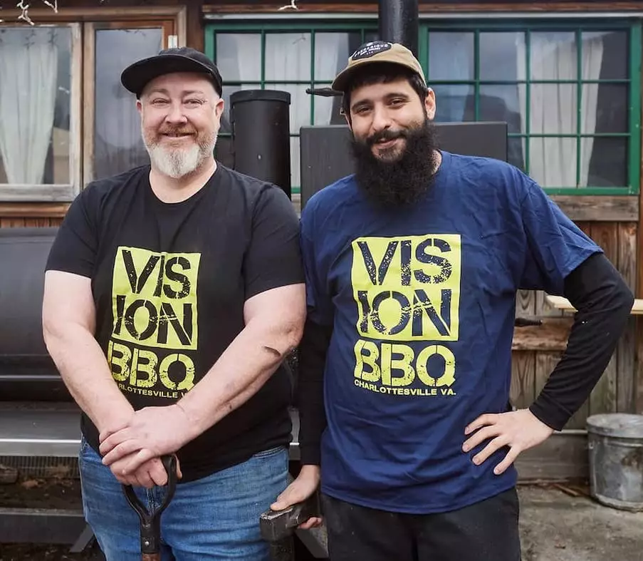 Vision BBQ Founders Mike Blevins and Gabi Barghachie