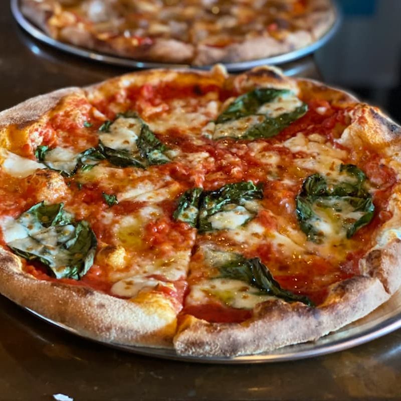 The best margherita pizza from Random Row's Billy Pie.