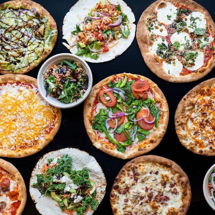 Check out the many incredible offerings by Dino's Pizza at Dairy Market in Downtown Charlottesville.